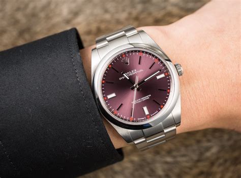 rolex op 39mm red grape|rolex oyster perpetual 39mm.